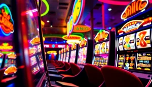 Mostbet mercler təqdim edən slot maşınları ilə dolu dinamik kazino mühiti.