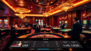Experience excitement at a casino with Tool xo so sieu toc, featuring roulette and poker.