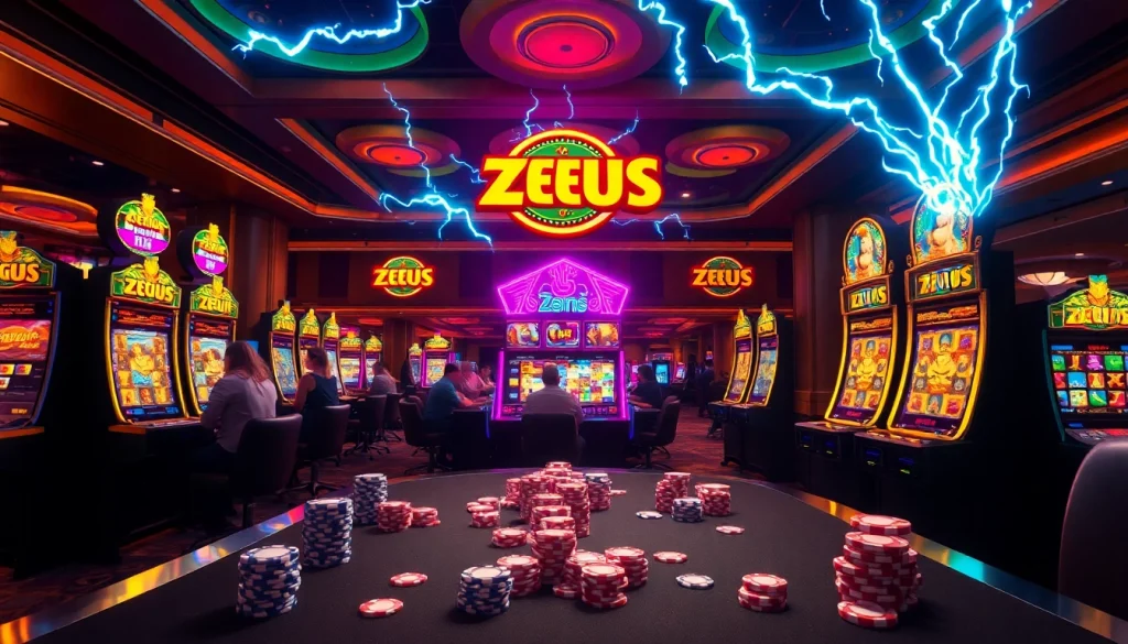 Experience big wins from the slot zeus machine among exciting casino surroundings.