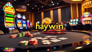 Players winning big at the haywin casino tables with exciting games and vibrant atmosphere.