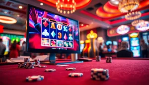 Slot gacor yang menarik dengan tampilan kasino online yang modern dan memikat.