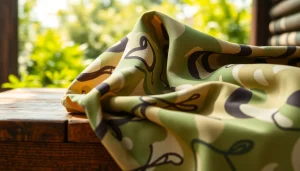 Verken de diversiteit van army print katoen met deze prachtige stof, perfect voor mode en decoratie.