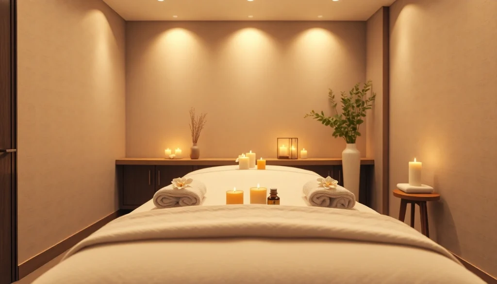 고급스러운 장식과 편안한 분위기를 가진 평화로운 인천마사지 스파 환경.