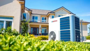 Trane air conditioner Canada installed in a stylish and modern home, showcasing energy efficiency and comfort.