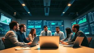 Engaging competitive intelligence faqs session with modern analysts discussing insights.